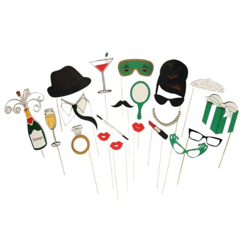 Zestaw fotobudka "Oświadczyny - lata 50"