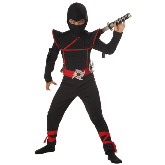 Strój Ninja dla dzieci 110-120 cm.