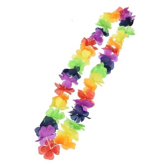 Naszyjnik Hawajski Kolorowe Kwiaty