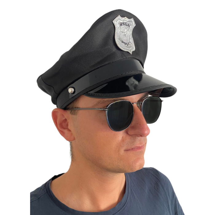 Czapka Policjanta Czarna